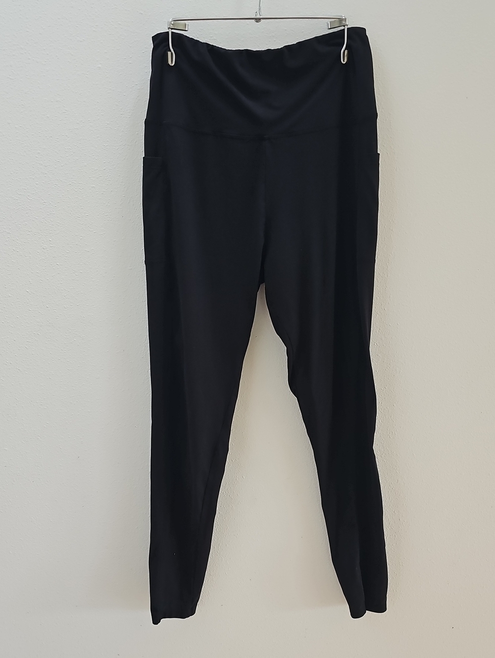 Women's High-Waist Pocket Leggings - Black